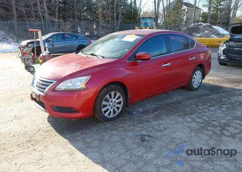 2013 Nissan Sentra Sv from USA, damaged, VIN 3N1AB7APXDL771337